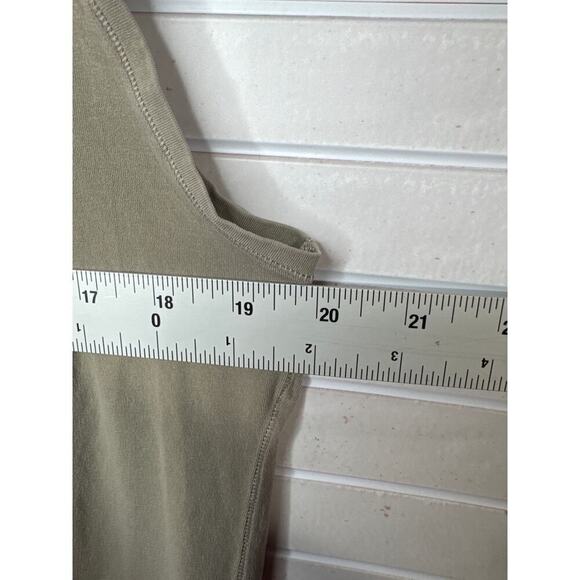 Skims Sleeveless Top Sage Green Cotton Spandex Women’s XXL - Picture 7 of 7